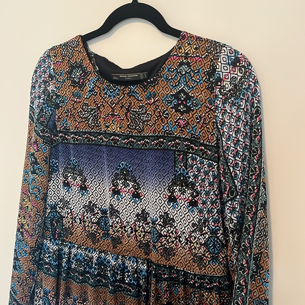 Patchwork Midi Dress - Picture 3 of 6